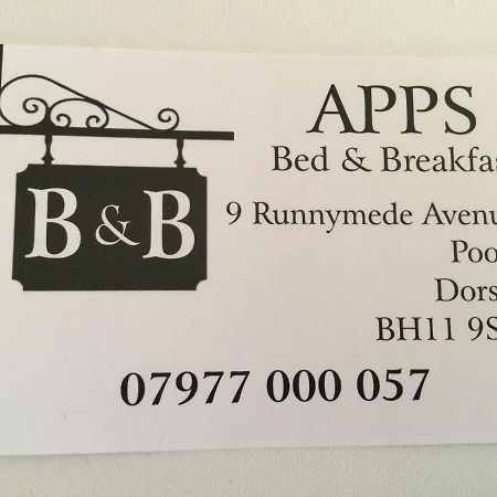 Apps B&B Poole Exteriér fotografie