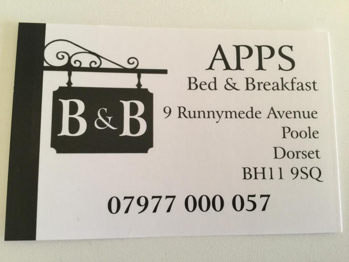 Apps B&B Poole Exteriér fotografie